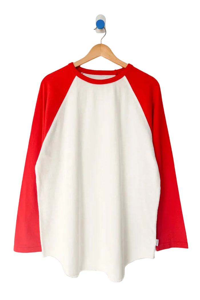 Heavy Cotton Raglan in Tomato