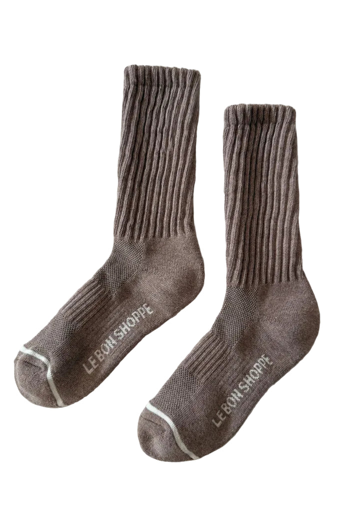 Ballet Socks in Mocha Mousse