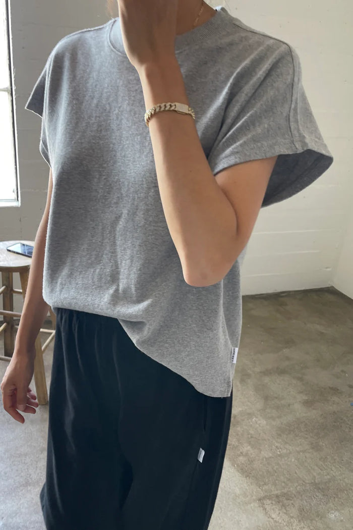 Jeanne Tee in heather grey
