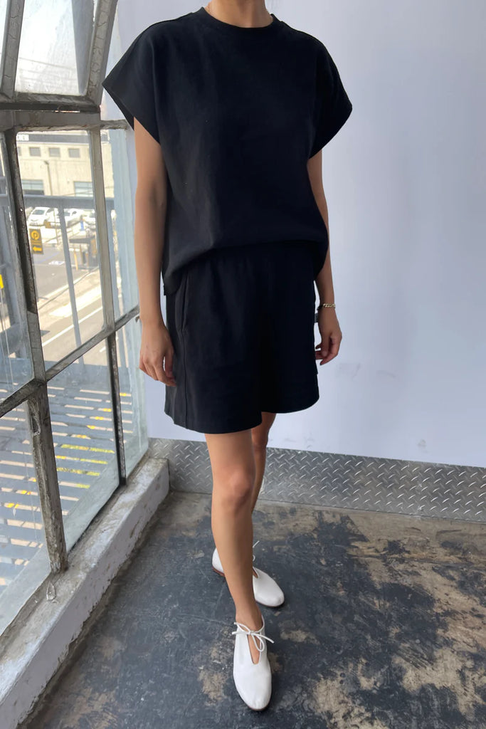 Jeanne Tee in black