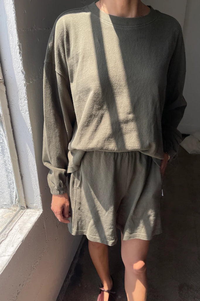 Naturelle tee in olive