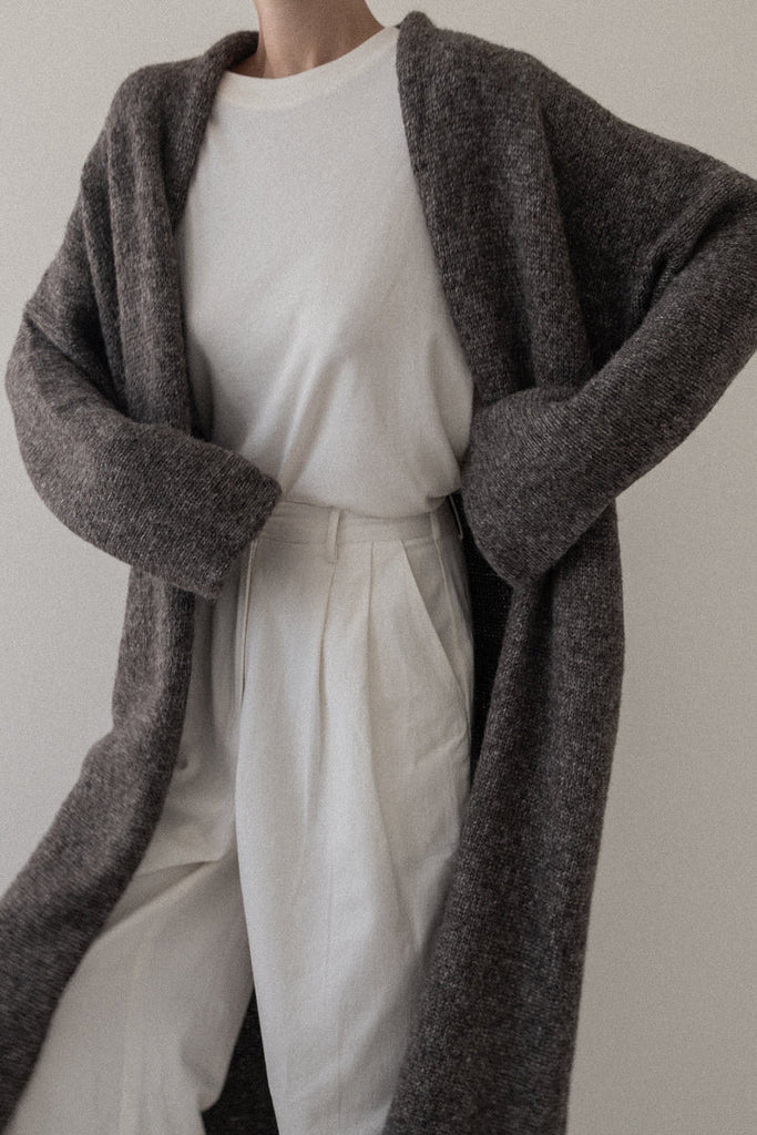 Heirloom Sweater Coat in Nutty Brown