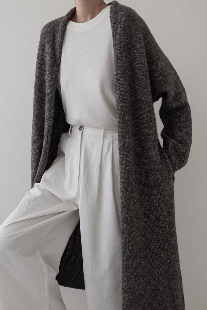 Heirloom Sweater Coat in Nutty Brown