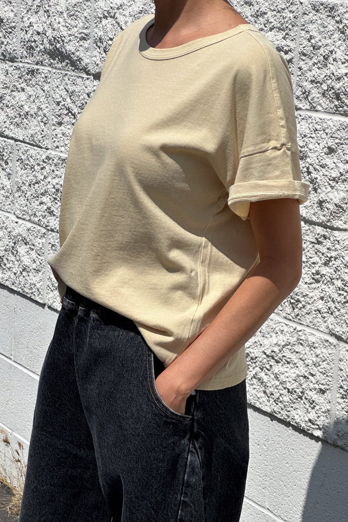 Vintage FILLE tee in Butter