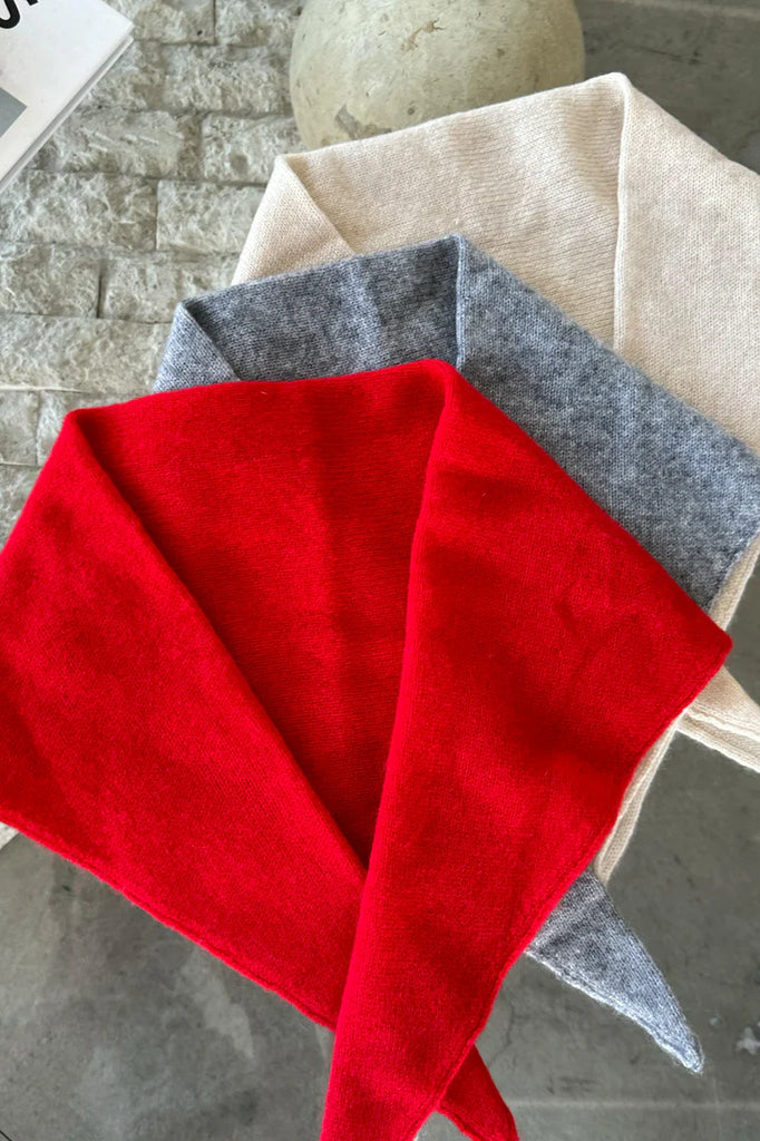 Cashmere Bandana in Red