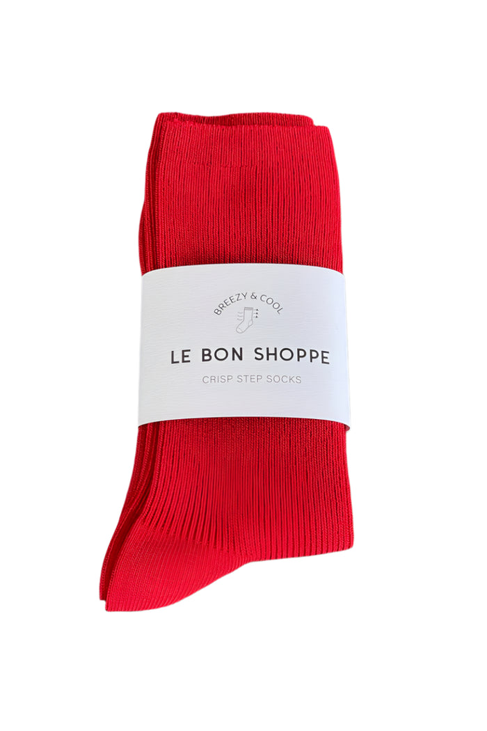 Crisp step socks - Red