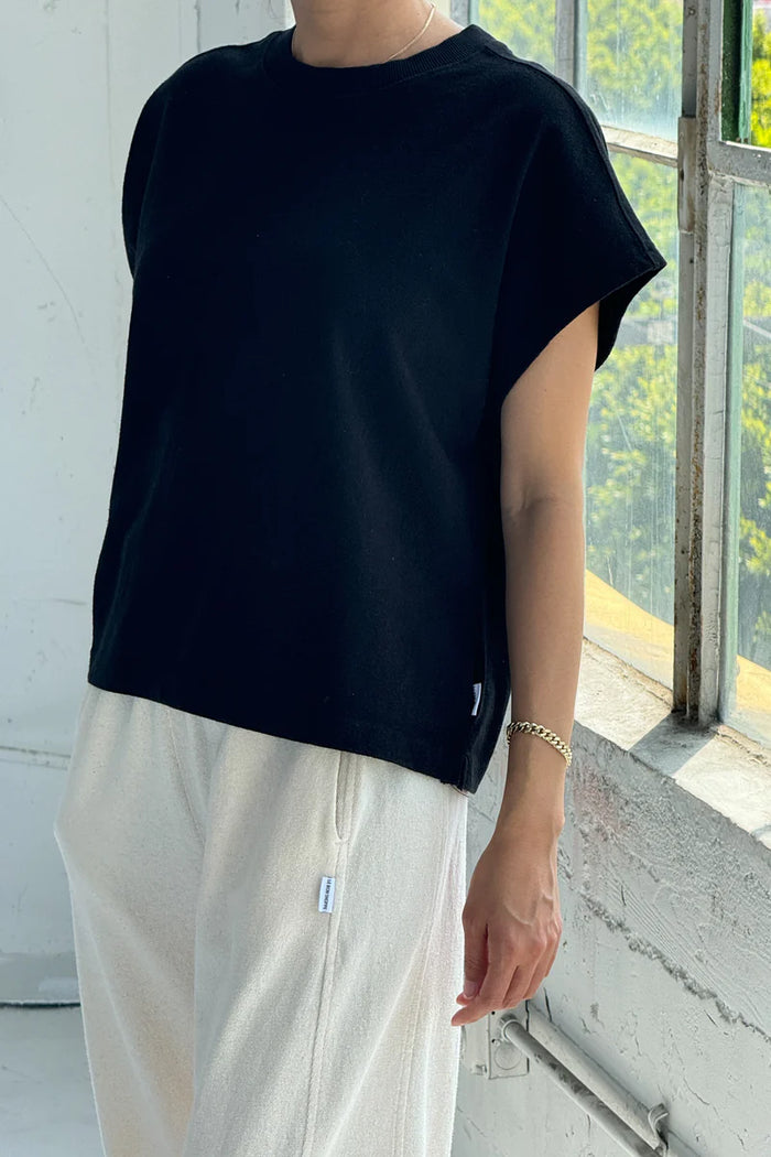 Jeanne Tee in black