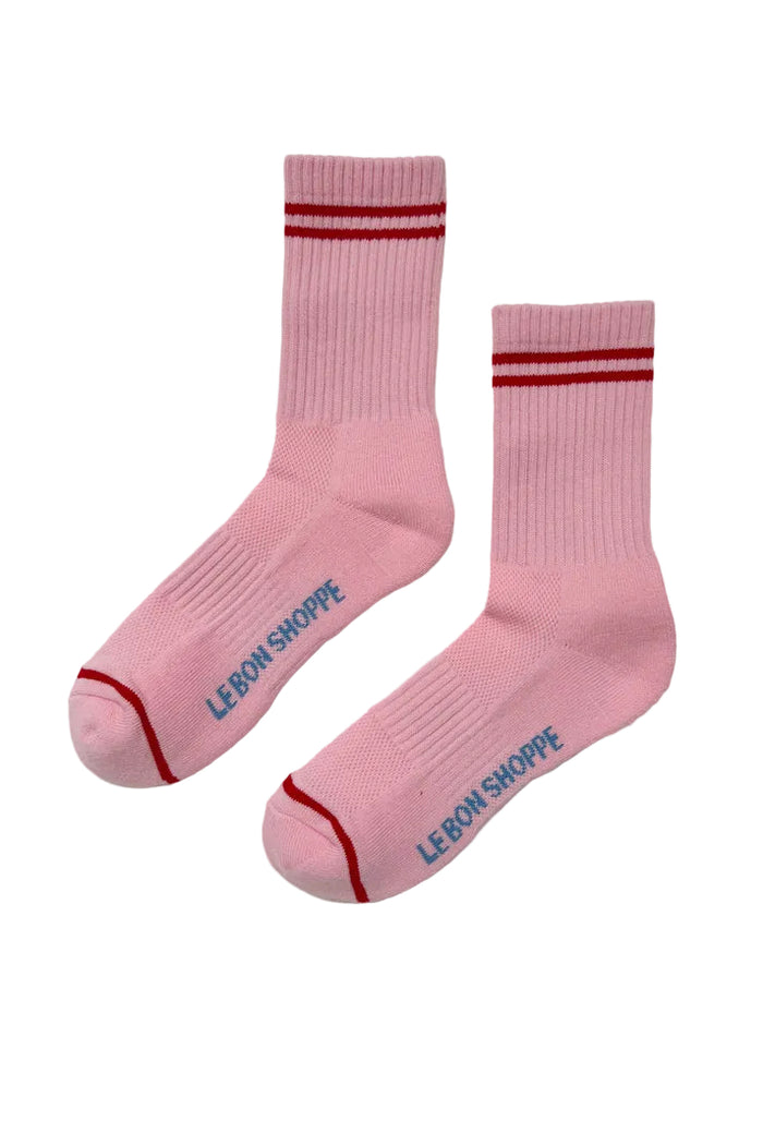 Boyfriend socks amour pink
