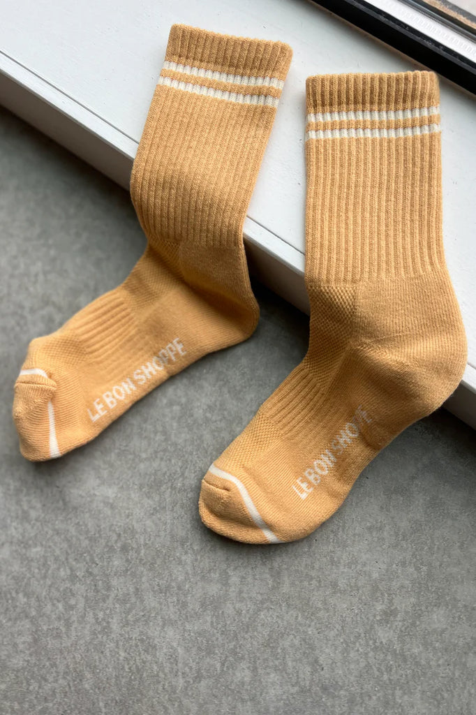 Boyfriend sock in Butter