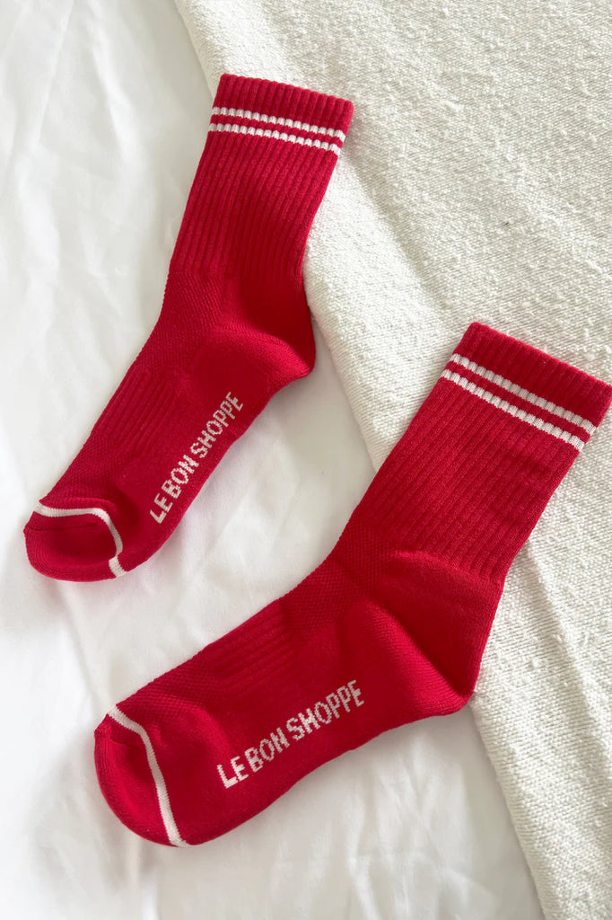 Boyfriend sock in Red