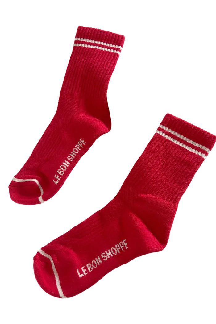 Boyfriend socks Red
