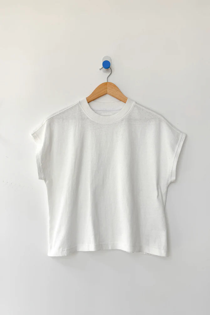 Jeanne Tee in white