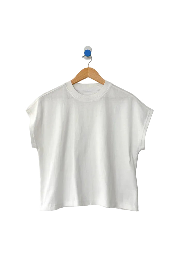 Jeanne Tee in white