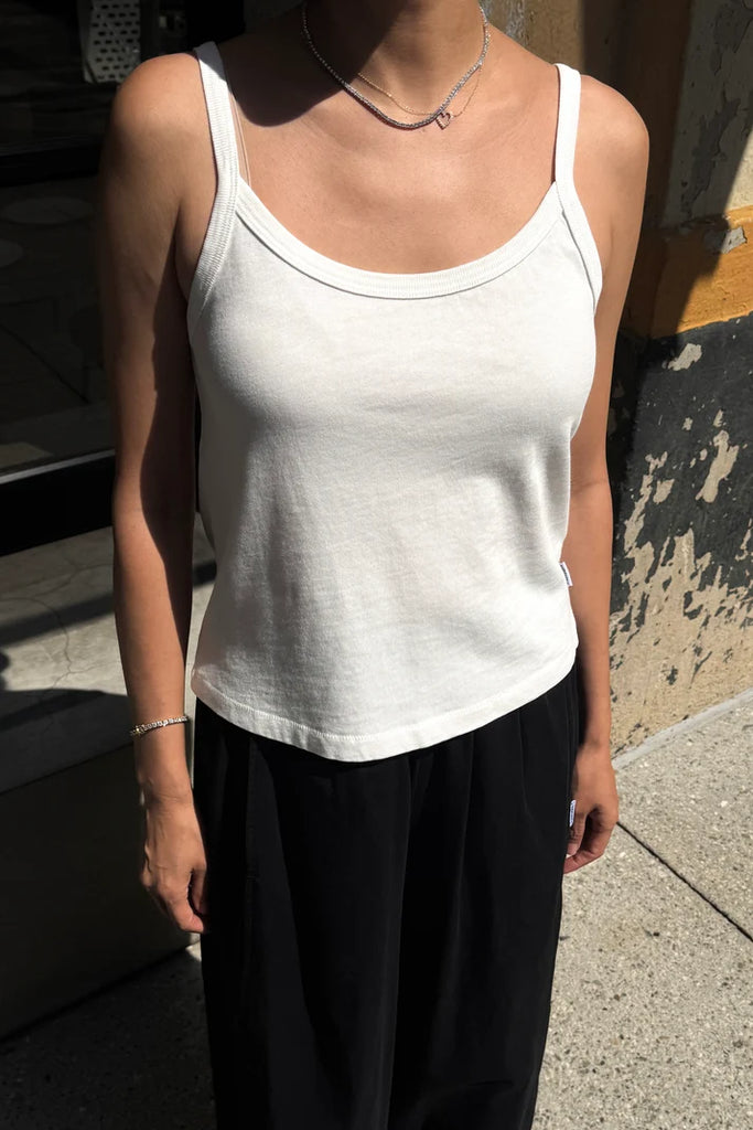 Premium Jersey Dana Cami - Vintage White