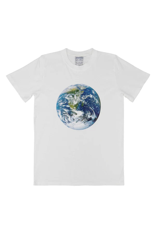 Earth Jung Tee in Washed White