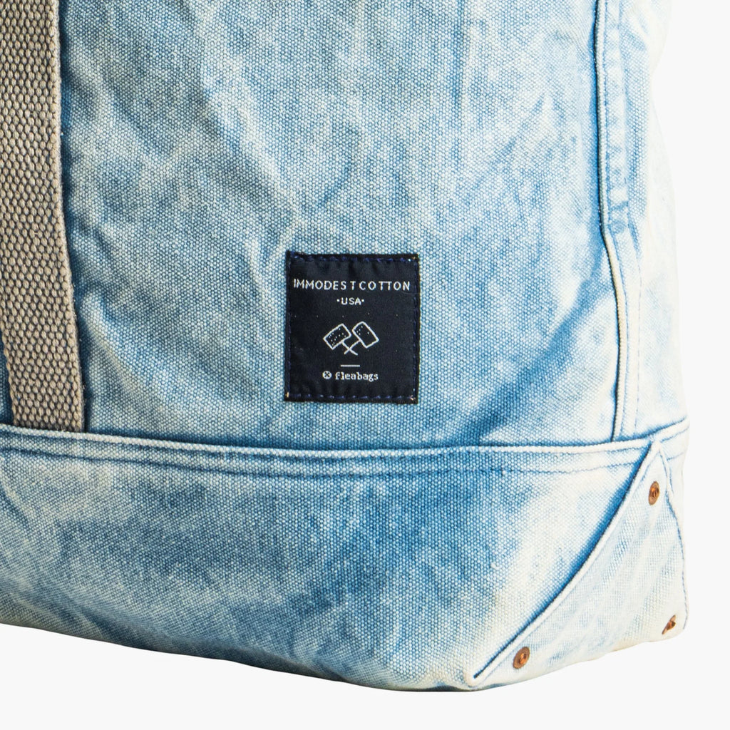 Large East West Tote in Acid Wash