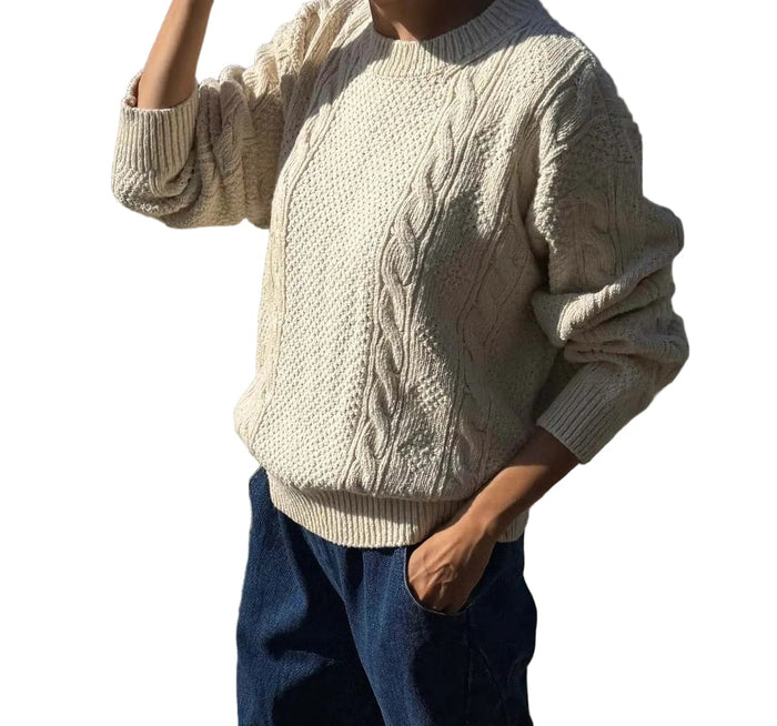 Cotton Fisherman Sweater