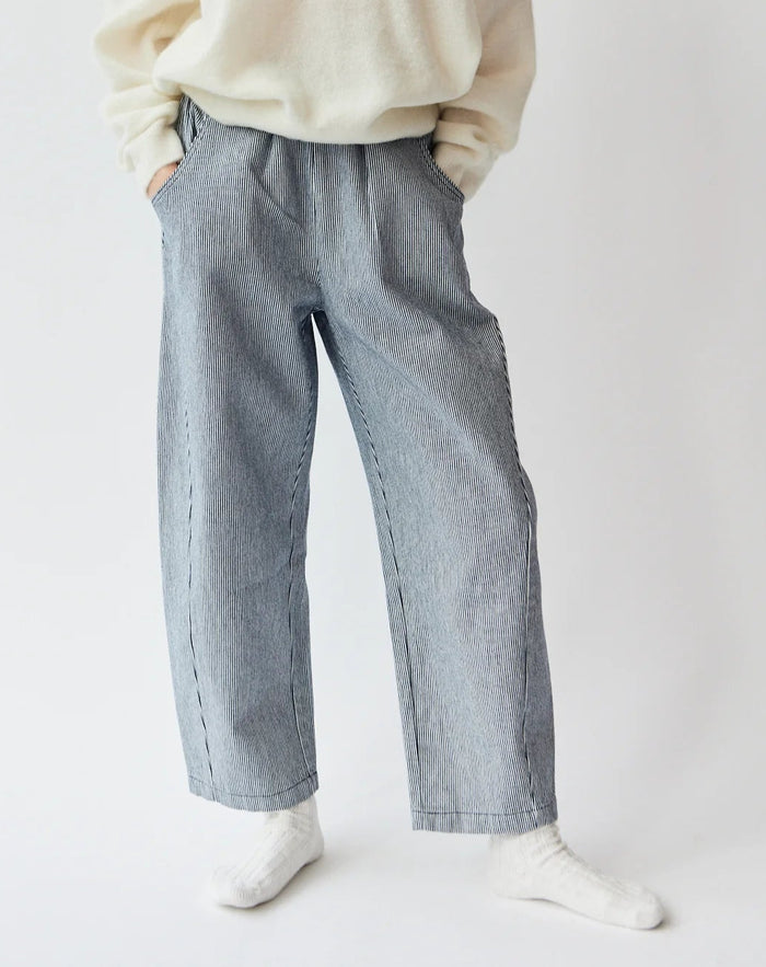 Arc Pants in blue stripe