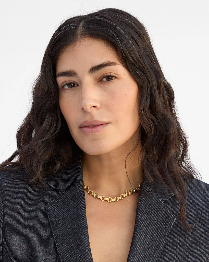 Le Story Chain Necklace - Vintage Gold