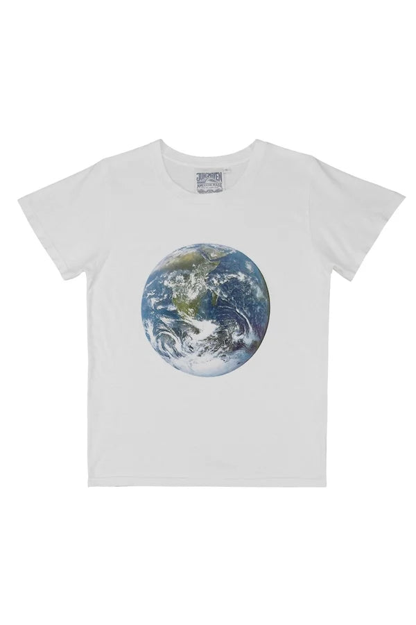Earth Lorel Tee in Washed White