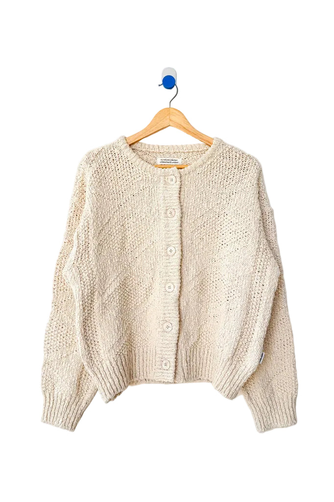 Mason Cotton Cardigan in Naturel