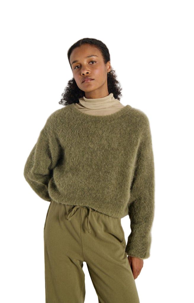 Niby Pullover in Khaki Olive