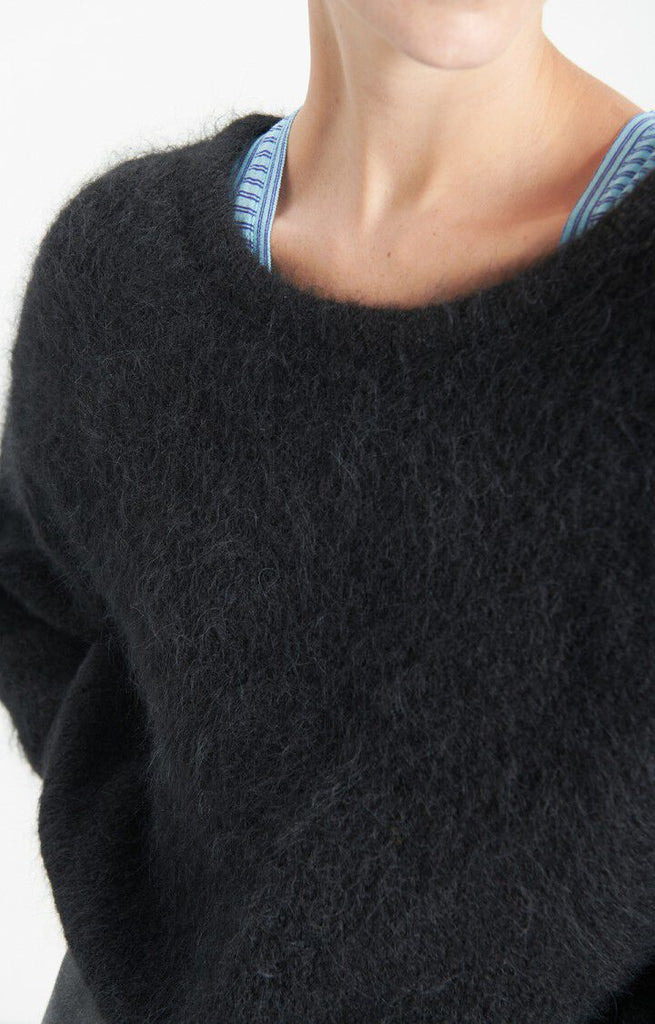 Niby Pullover in Black Noir