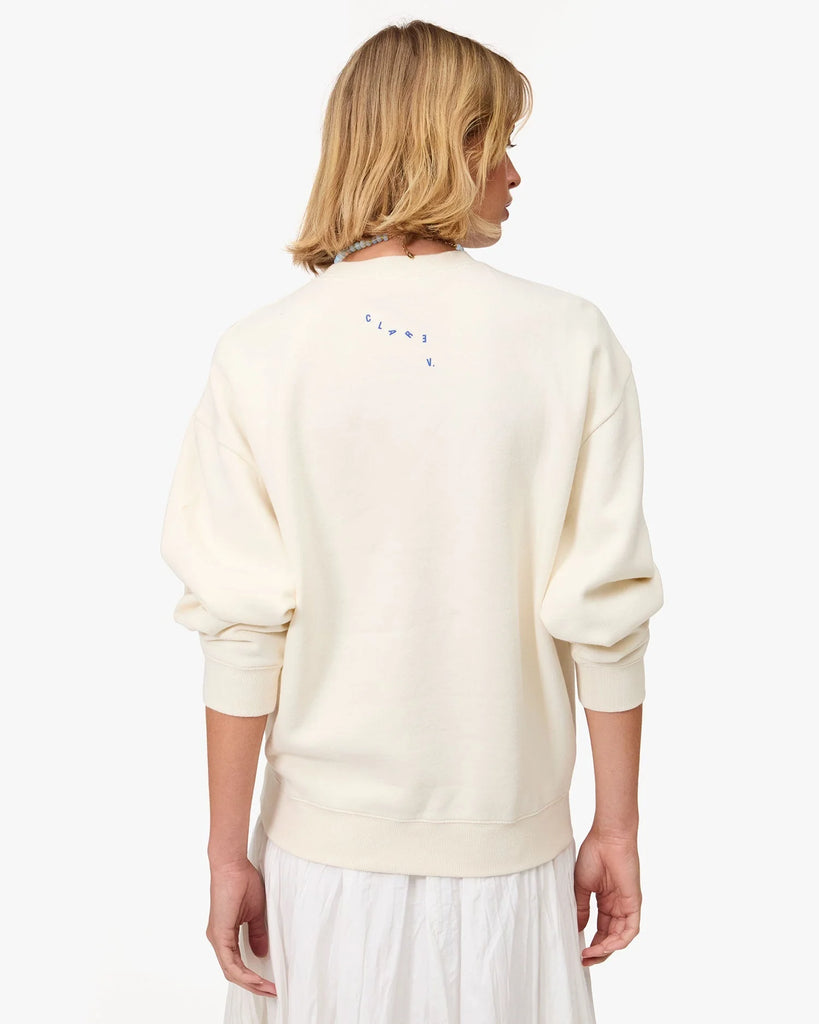 Cream Liberez Les Sardines sweatshirt