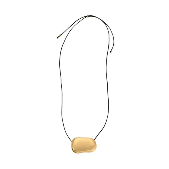 JULIA LONG NECKLACE - Gold/Black