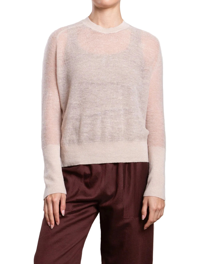 Adrian Crewneck in Nude Dulce Knit