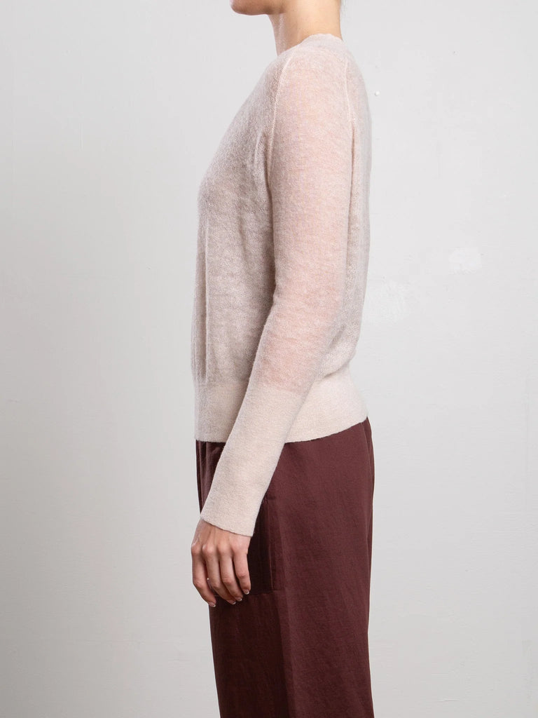Adrian Crewneck in Nude Dulce Knit