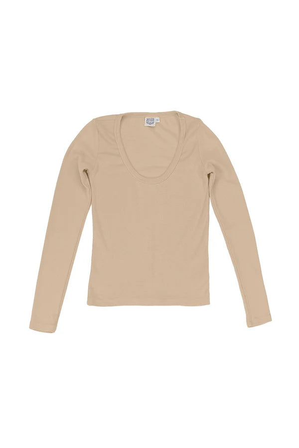 Paseo Long Sleeve Tee in Oat Milk