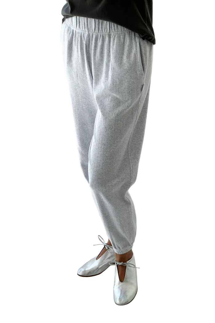 Pointelle Serene Jogger in Icy Grey
