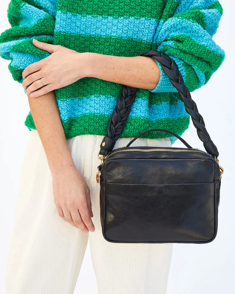 Shoulder Strap in Braided Nappa