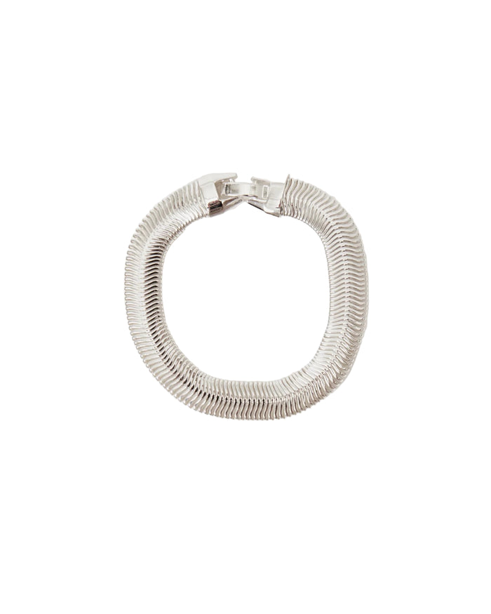 Silver Le Snake Chain Bracelet