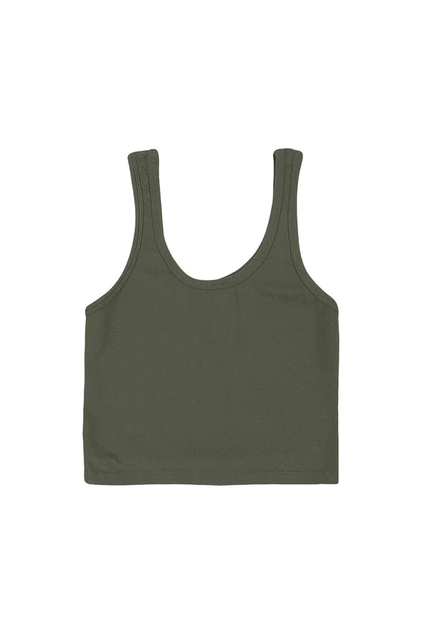 Sporty Tank in Olive Green