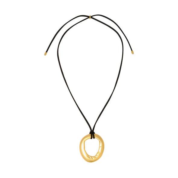 MINI NECKLACE - Gold/Black