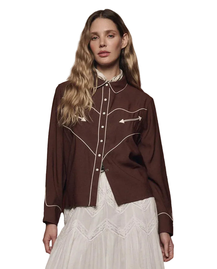 The Western Shirt in Brown