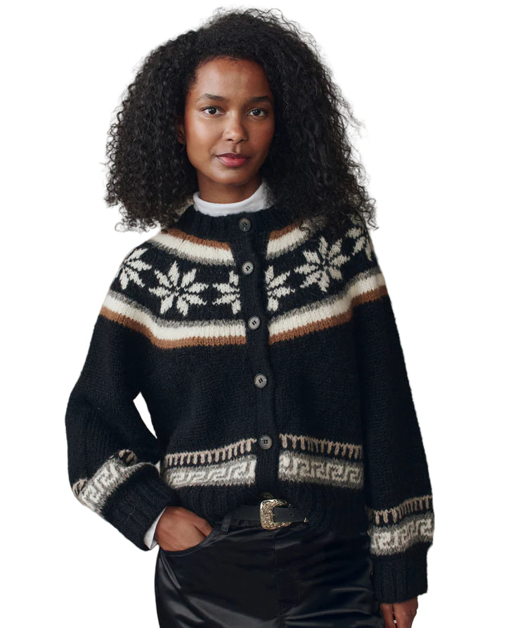 The Snowflake Ice Rink Cardigan