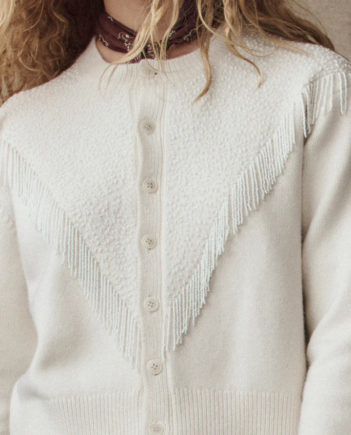 The Beaded Fringe Cardigan