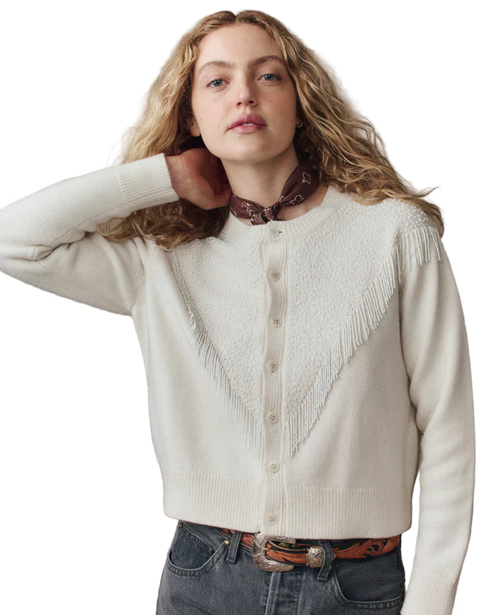 The Beaded Fringe Cardigan