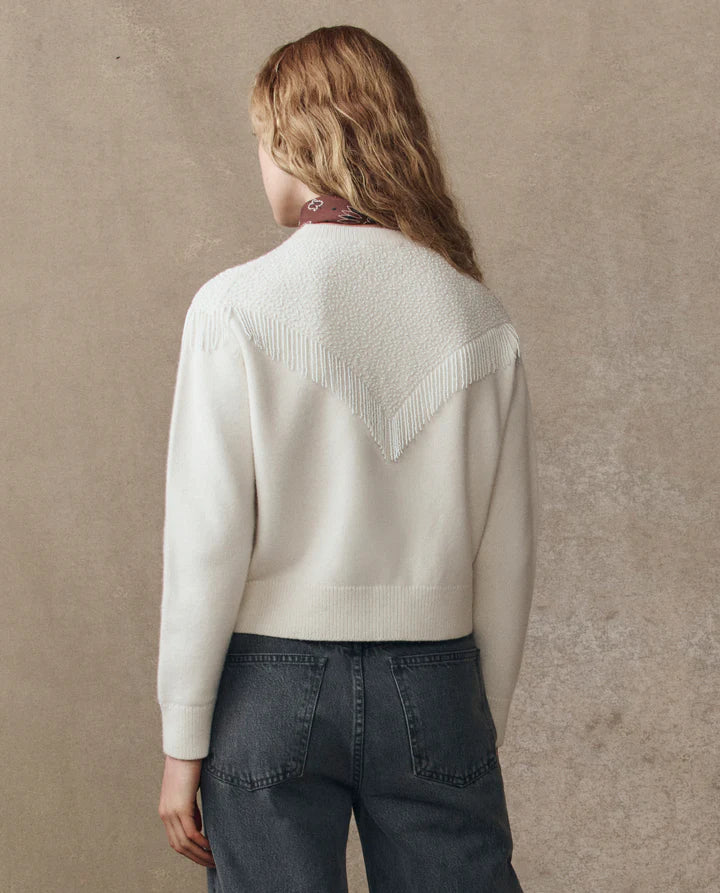 The Beaded Fringe Cardigan