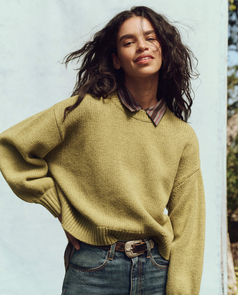 The Bubble Pullover in Sprig