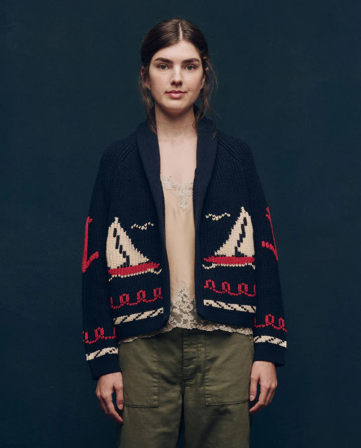 The Sailboat Lodge cardigan