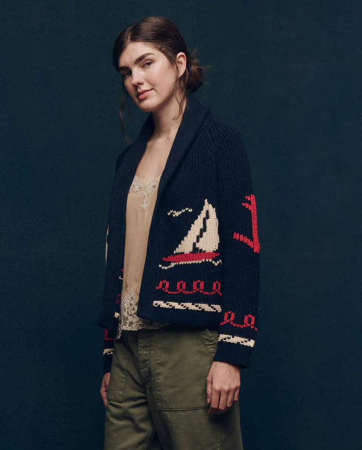 The Sailboat Lodge cardigan