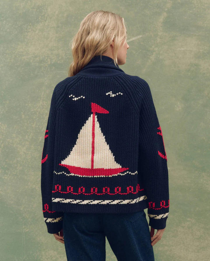 The Sailboat Lodge cardigan