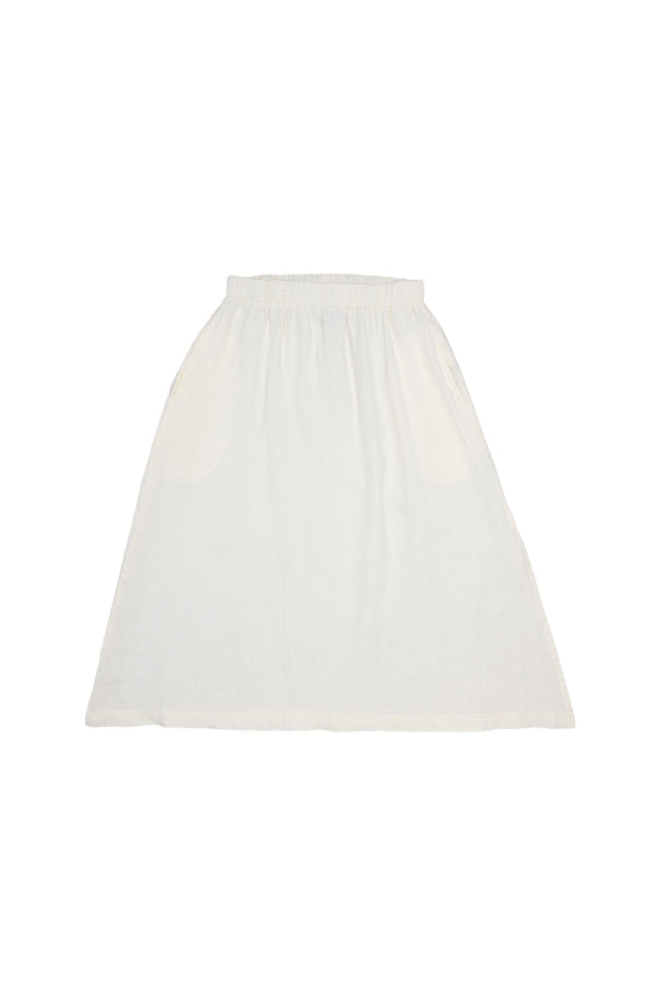 Tennessee Skirt in Washed White