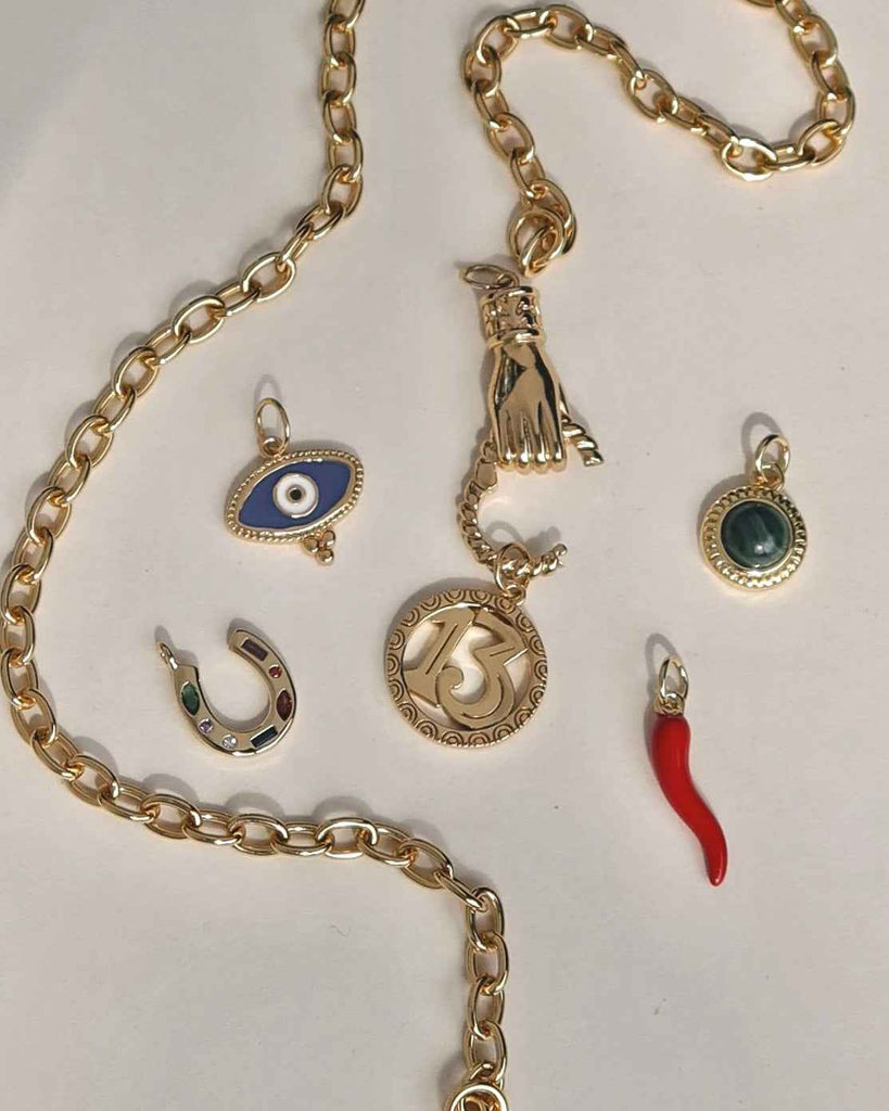 Italian Horn Charm in Red
