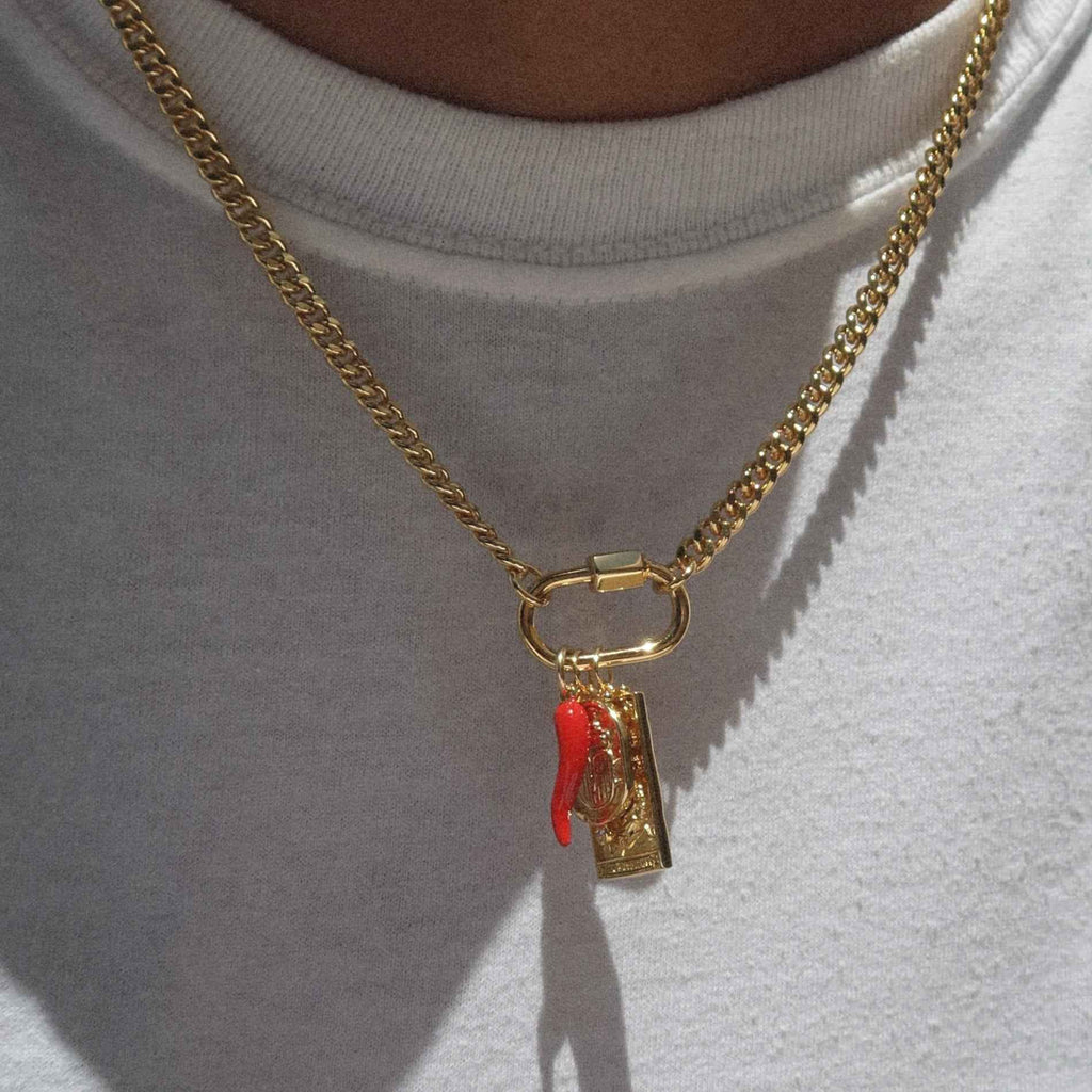 Italian Horn Charm in Red