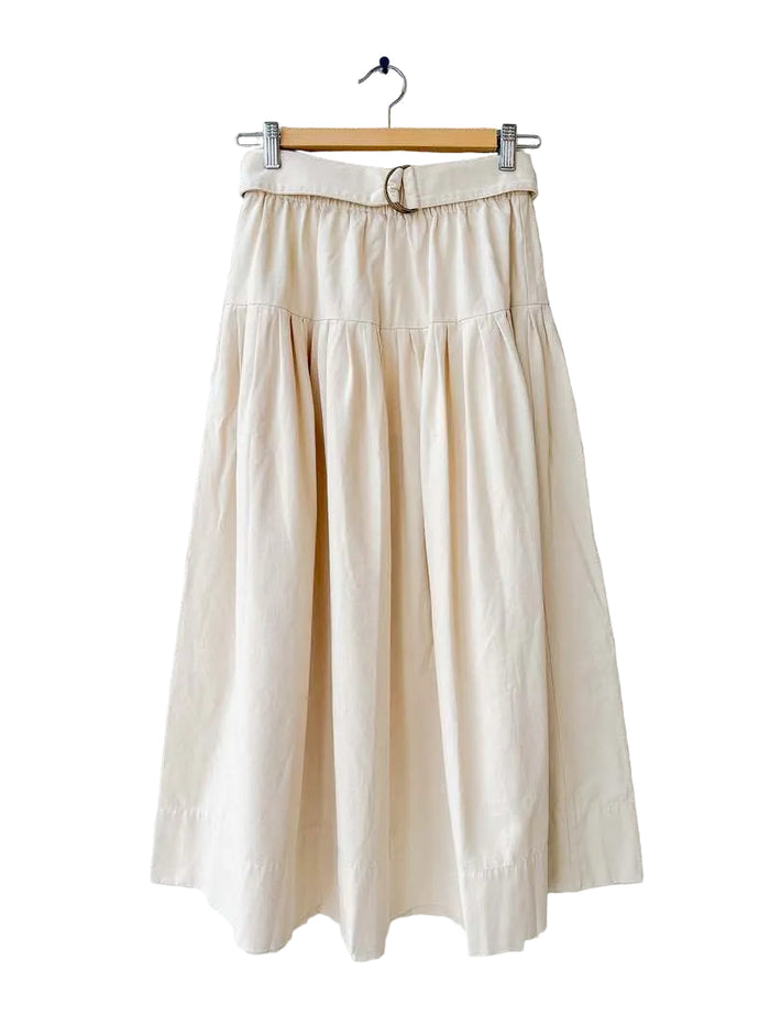 The Highland Skirt in Cream